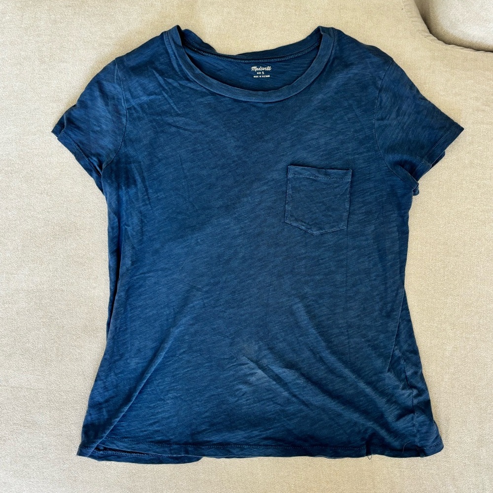 Madewell Indigo Crewneck Tee